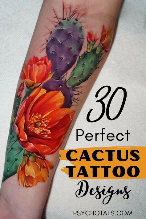 Cactus Tattoo Cactus Fruit Tattoo, Dessert Flower Tattoo, Flower Cactus Tattoo, Cactus Blossom Tattoo, Cacti Tattoos, Prickly Pear Cactus Tattoo, Cactus Tattoo Sleeve, Prickly Pear Tattoo, Desert Flower Tattoo