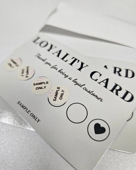 Introducing our customized loyalty cards with stickers. - Use stickers to fill in the card with each customer visit - 250GSM for durability - Glossy finish for a premium touch DM us to create your personalized loyalty cards today! Cards With Stickers, Loyalty Cards, Loyal Customer, Loyalty Card, Create Yourself, To Create, Create Your, Quick Saves