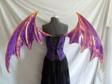 dragon wings cosplay tutorial | Custom order for Large Dragon Bat Cosplay wings Spyro Cosplay, Diy Dragon Wings, Dragon Costume Women, Cardboard Dragon, Bat Cosplay, Bat Halloween Costume, Dragon Halloween Costume, Diy Dragon, Wings Cosplay