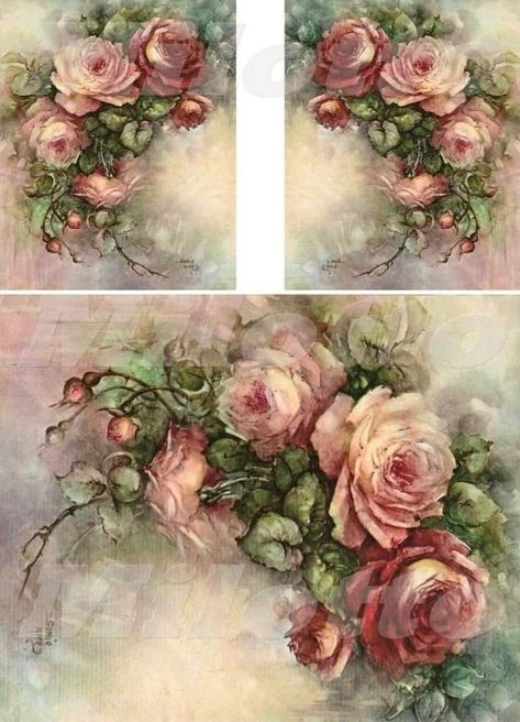 Decoupage Paper Free, Stary Papier, Images Victoriennes, Decoupage Paper Printable, Vintage Decoupage, Decoupage Decor, Decoupage Printables, Paper Decoupage, Decoupage Tissue Paper