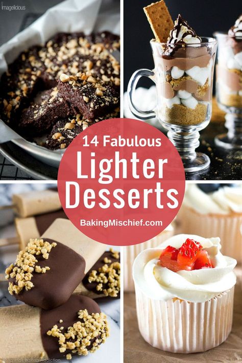 14 lighter desserts for when you're eating healthy! Lighter Desserts, Whipped Yogurt, Light Desserts, Low Carb Keto Recipes, Cooking Inspiration, Frozen Desserts, Eating Healthy, Dessert Bars, Christmas Desserts