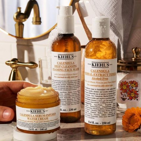 From the hand creams and the face masks to the serums and shampoos, we can’t get enough of Kiehl’s products. Our budgets, however, are not quite as enthusiastic about this love affair. Kiehl’s products are not as pricey as many competing brands, and we find a little product goes... Kiehls Calendula, Kiehls Skincare, Saving Hacks, Calendula Flower, Hand Creams, Seasonal Treats, Foaming Face Wash, Skincare Set, Arts And Crafts Supplies