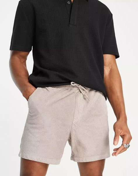 Search: men corduroy - page 3 of 11 | ASOS Corduroy Shorts Outfit, Mens Corduroy, Outfit Shorts, Corduroy Shorts, Style Upgrade, Plain Design, Short Outfits, Warm Weather, Drawstring Waist