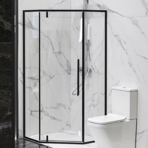 Shower Enclosure Ideas, Luxury Shower Ideas, Unique Shower Doors, Frameless Glass Shower Enclosure, Modern Shower Design, Clean Shower Doors, Shower Door Installation, Enclosure Ideas, Frameless Shower Enclosures