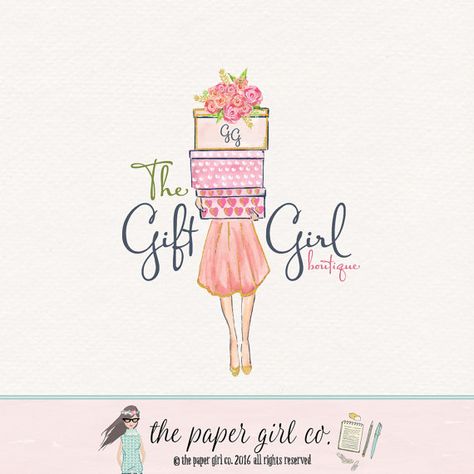 Gift Shop Logo, Woodland Logo, Childrens Logo, Feminine Logos, Logo Stationery, Event Planner Logo, Logo Event, Rustic Logo, Planner Logo