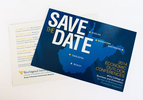 Save the date postcards and business cards for the 2014 Economic Outlook Conference. Conference Save The Date Design, Save The Date Conference Design, Corporate Save The Date Design, Event Save The Date Design, Corporate Save The Date, Save The Date Event Design, Event Postcard Design, Save The Date Corporate Event, Save The Date Conference