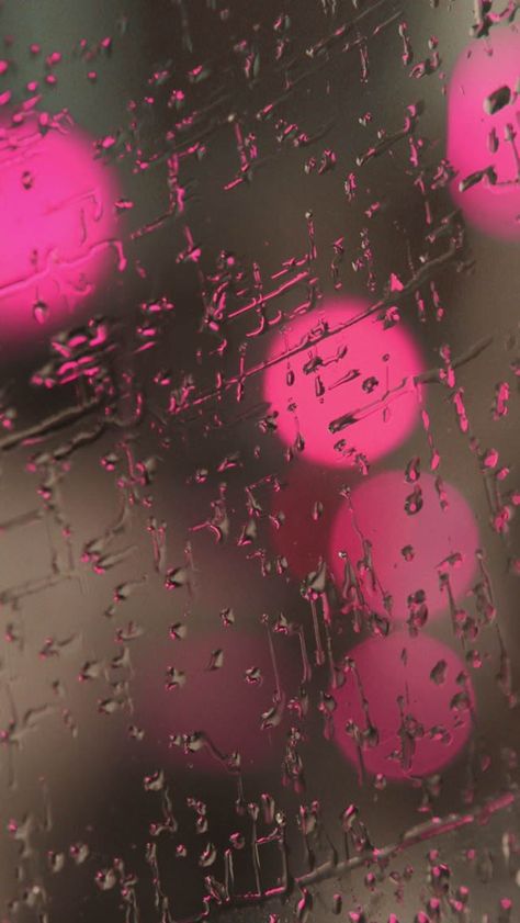 Rain On Glass Pink Lights #iPhone #5s #Wallpaper Rainy Day Wallpaper, Iphone 6s Wallpaper, Retina Wallpaper, Iphone 6 Plus Wallpaper, Iphone 5s Wallpaper, Pink Rain, Rain Wallpapers, Iphone 5 Wallpaper, Peony Pink