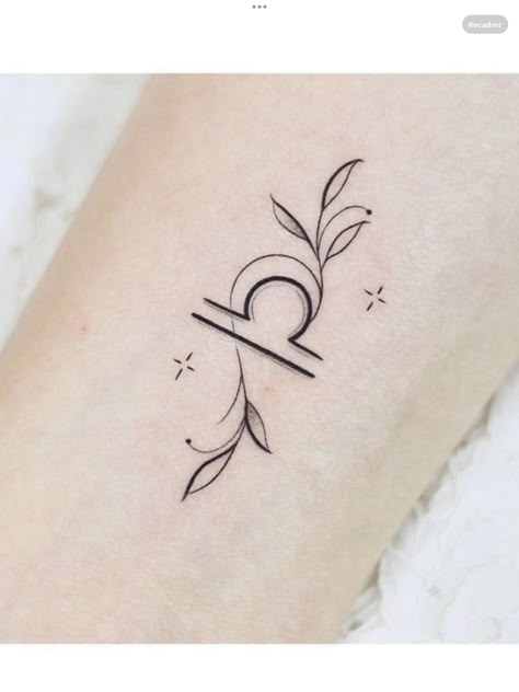 Balance Tattoo, Horoscope Tattoos, Libra Tattoo, Small Tattoos Simple, Zodiac Tattoos, Inspiration Tattoos, 12 Cung Hoàng Đạo, Tattoo Feminina, Tattoo Designs And Meanings