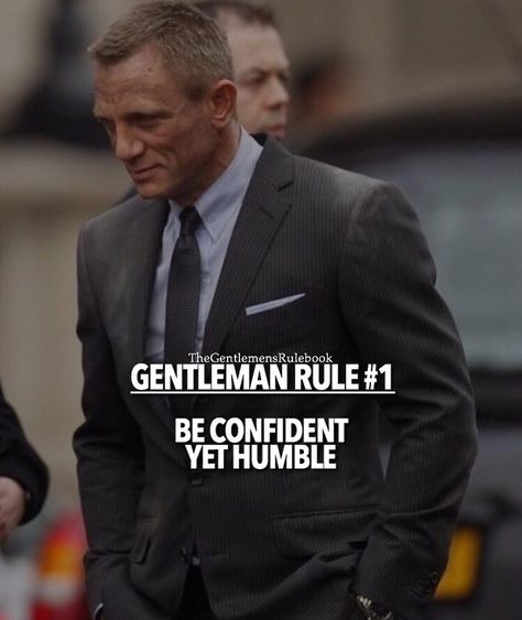 There's a difference between confidence and cockiness. Humility is a gentleman's trait. LIKE IF YOU AGREE & TAG SOMEONE! Gentlemen Quotes, Gentlemens Guide, Man Rules, Gentleman Rules, Gentleman Quotes, True Gentleman, Man Up, Men Quotes, Best Motivational Quotes