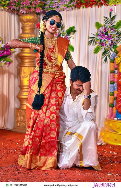 Couple Stills For Wedding, Hindu Marriage Photography, Marriage Stills Photos, Funny Wedding Poses, Wedding Couple Shoot, Marriage Photoshoot, Marriage Poses, Marriage Stills, Indian Bride Photography Poses