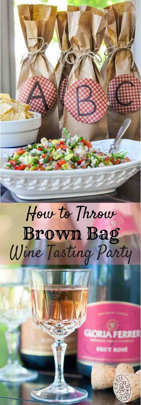 Brown Bag Wine Tasting Party, Blind Wine Tasting Party Ideas, Blind Wine Tasting Party, Blind Wine Tasting, Wine Ideas, Social Graces, Wine Coolers Drinks, Wine Party, Wine Tasting Party