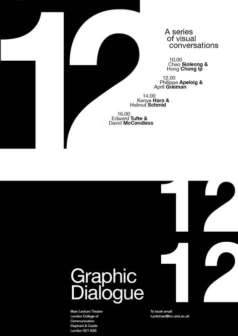 Mi piace la disposizione delle scritte all'interno del foglio. Ed il gioco tra pieni e vuoti, bianco e nero. Helvetica Poster Design, Poster Hierarchy, Typography Poster Design Layout, Armin Hoffman, Number One Logo, Design Hierarchy, Typography Hierarchy, Type Hierarchy, Hierarchy Design