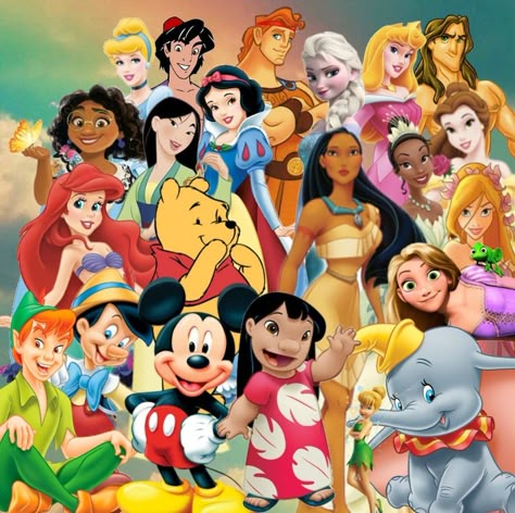 Disney Characters Together, All The Disney Characters, Disney Males, Cartoons Characters, Male Cartoon Characters, Princess Images, Cartoon Drawings Disney, Disney Characters Wallpaper, Disney Princess Images