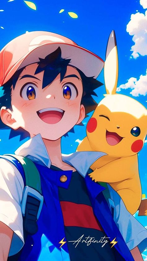 Ash Pikachu Wallpaper, Ash Pikachu, Pikachu Wallpaper, A Man, Pikachu, Ash, Pokemon, Anime, Art