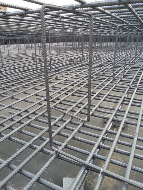 Raft Foundation, Rebar Detailing, Civil Engineering Construction, Structural Drawing, Civil Engineering Design, Building Foundation, Civil Construction, Architectural Engineering, Concrete Forms