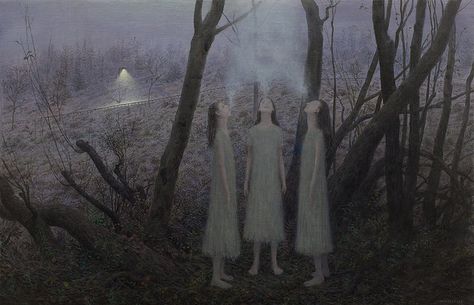 Exclusive Interview: Behind the Scenes of Aron Wiesenfeld’s “Solstice” at Arcadia Contemporary | Hi-Fructose Magazine Aron Wiesenfeld, Audre Lorde, Art Plastique, American Artists, In The Woods, Dark Art, Surrealism, Art Inspo, Oil On Canvas