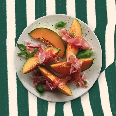 Jow - Recette : Assiette melon jambon 300 Calories, Parma, Melon, Storytelling, Food And Drink, Fruit