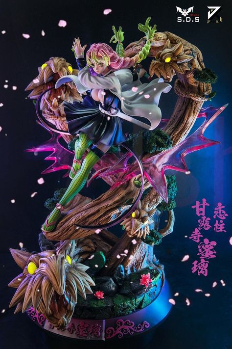 Kanroji Mitsuri, Hxh Characters, Arte Van Gogh, Anime Toys, Anime Room, Anime Figurines, Demon Slayer Kimetsu No Yaiba, Figure Poses, Anime Merchandise