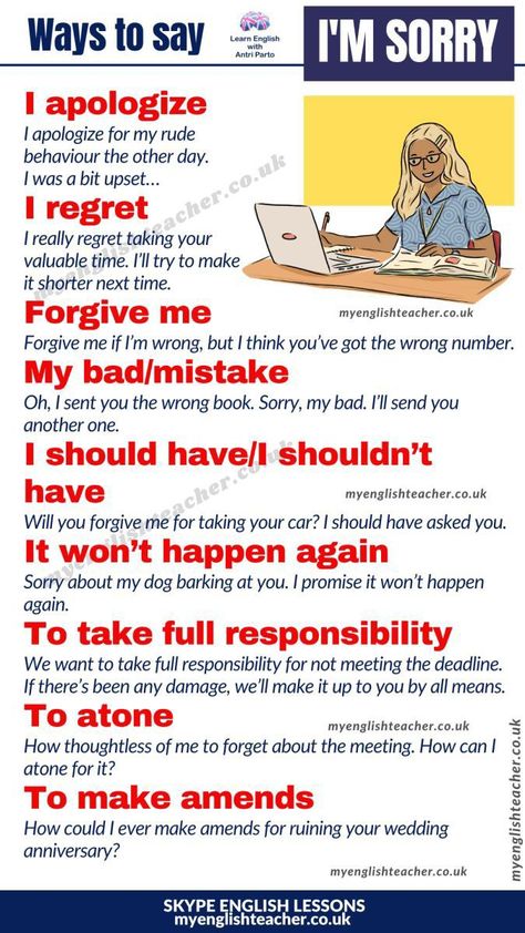 Ways To Say How Are You In English, Ways To Say Sorry, Words English, English Phrases Idioms, English Language Learning Grammar, Idioms And Phrases, Essay Writing Skills, Conversational English, Interesting English Words