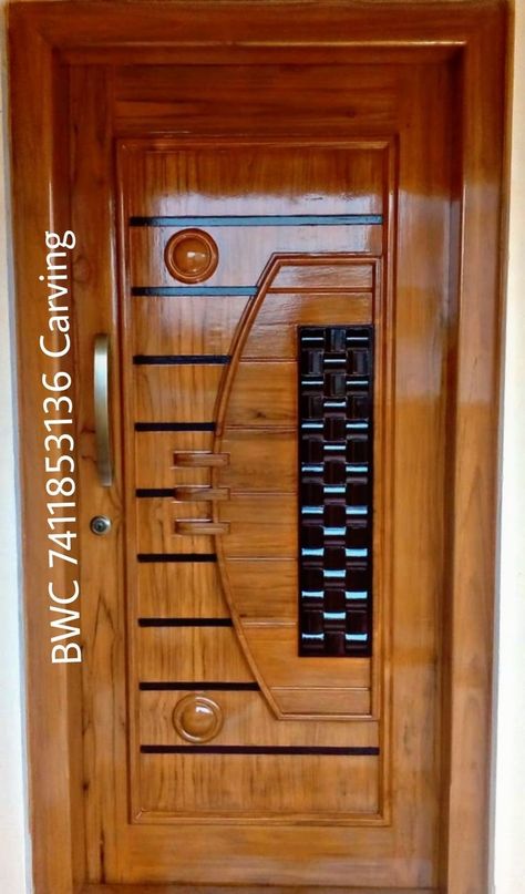 Main Dore Designs, Sagwan Wood Door Design, Latest Indian Main Door Designs, Single Main Door Designs, Main Door Design Photos, Latest Door Designs, Dore Designs, Door And Window Design, Flush Door Design