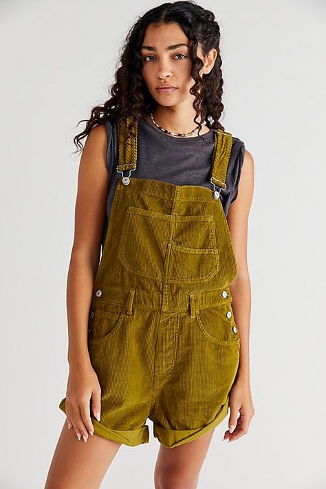 Goblin Core Aesthetic Outfits, Ziggy Overalls, Overalls Fit, Shortalls Outfit, Granola Style, Hipster Clothing, Playsuit Pattern, Clothing Aesthetic, Goblin Core