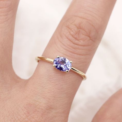 Tanzanite ring engagement