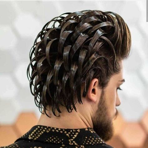 Gimme That Straw Basket Look Crazy Hair Cuts, Tapered Haircut, Bad Haircut, How To Cut Bangs, Mens Hair, Cut Her Hair, Wild Hair, Modern Hairstyles, Short Natural Hair Styles