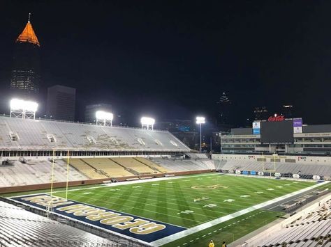 Bobby Dodd Stadium Atlanta Georgia Bobby Dodd Stadium, Georgia Tech Yellow Jackets, Yellow Jackets, Georgia Tech, Atlanta Georgia, Baseball Field, Tennis Court, Ncaa, Georgia