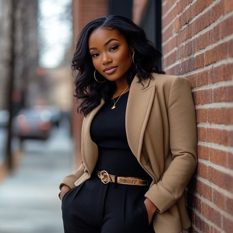 Corporate Photo Shoot Outfits, Poses For Corporate Photoshoot, What To Wear For Office Photos, Headshot Outfit Black Women, Take My Own Headshots, Profession Business Photoshoot, How To Take A Professional Photo, Plus Size Professional Photo Shoot Ideas, Boss Looks Woman