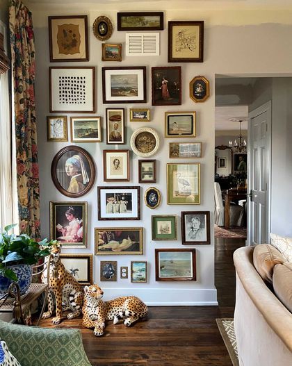 Mary Core, Photo Gallery Wall Layout, Art Arrangement, Thrift Wishlist, Wall Layout, Dream Future, Gallery Wall Inspiration, Gallery Wall Living Room, Picture Framing