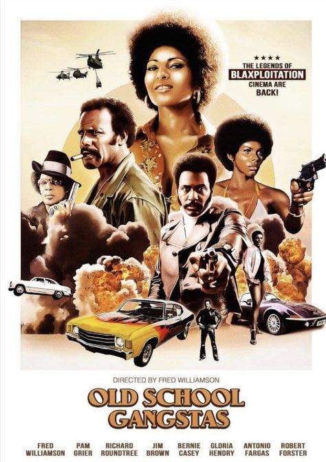 Movies 70s Movie Posters, African American Movie Posters, 70s Movie, Fred Williamson, African American Movies, Blaxploitation Film, Old School Movies, Fan Art Poster, American Movie