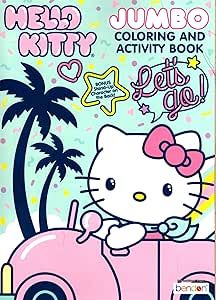 Hello Kitty Coloring Book, Sanrio Toys, Cute Stationary School Supplies, Cat Coloring Book, Kitty Coloring, Hello Kitty Characters, Hello Kitty Coloring, Activities Games, Hello Kitty Christmas