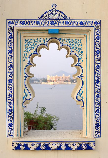 Wonderful view @Denise H. H. H. H. H. Wesley Home & Living UK  CLICK THIS PIN if you want to learn how you can EARN MONEY while surfing on Pinterest Dekorasi Maroko, An Open Window, Beautiful Windows, Indian Architecture, Window View, Rajasthan India, Open Window, Through The Window, Beautiful Doors