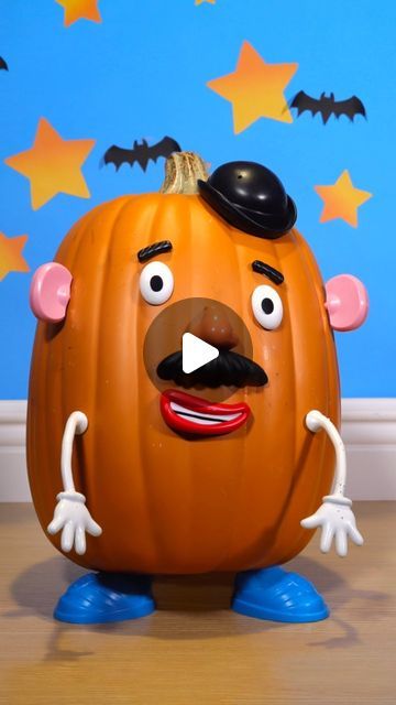 Morgan McGrew on Instagram: "Potatoes are so last season. Introducing…Mr. Pumpkin Head!  .  . . . . #stopmotion #ToyStory #mrpotatohead #toystory5" Big Pumpkin Eating Little Pumpkin, Mr Pumpkin, Funny Jack O Lanterns, Mr Potato Head, Pumpkin Decorating Contest, Potato Heads, Pumpkin Head, Halloween Pumpkins Carvings, Disney Life