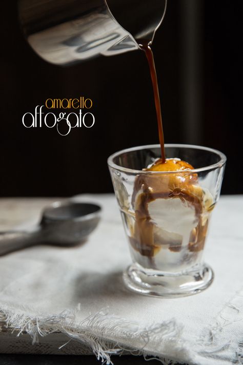 Amaretto Affogato – Busy in Brooklyn Lotus Cookies, Affogato Coffee, Canadian Dishes, Types Of Ice Cream, Amaretti Cookies, Chilled Desserts, Italian Espresso, Dinner Party Menu, Best Desserts