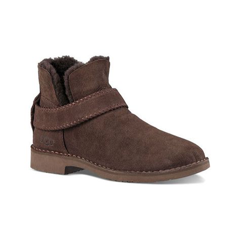 Women's UGG McKay Bootie - Chocolate Casual ($150) ❤ liked on Polyvore featuring shoes, boots, ankle booties, brown, casual, suede shoes, brown boots, suede ankle booties, brown booties and ankle boots Ugg Mckay, Ugg Adirondack, Ugg Booties, Shoes To Buy, Black Uggs, Cold Weather Boots, Brown Booties, Shoes Brown, Brown Ankle Boots