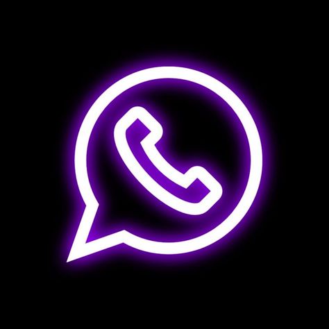 WHATSAPP | Iconos de word, Diseño de iconos de app, Simbolos de redes sociales Purple Neon App Logos, Purple Whatsapp Icon, Whatsapp Logo Aesthetic, Whatsapp Logo Icons, Whatsapp Icon Aesthetic, Whatsapp Widget, Icon Homescreen, Whatsapp Logo, Genos Wallpaper