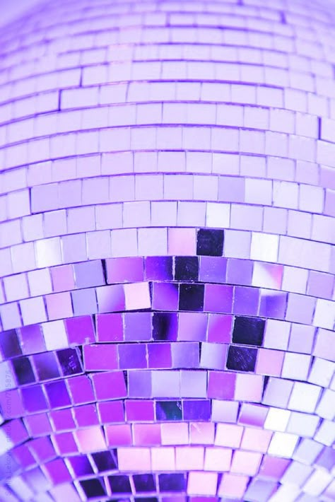 Purple Disco Ball Aesthetic, Purple Disco Aesthetic, Lavender Menace Wallpaper, Purple 70s Aesthetic, Disco Ball Aesthetic Wallpaper, Purple Widgetsmith, Wall Collage Purple, Lavender Haze Aesthetic, Disco Skeleton