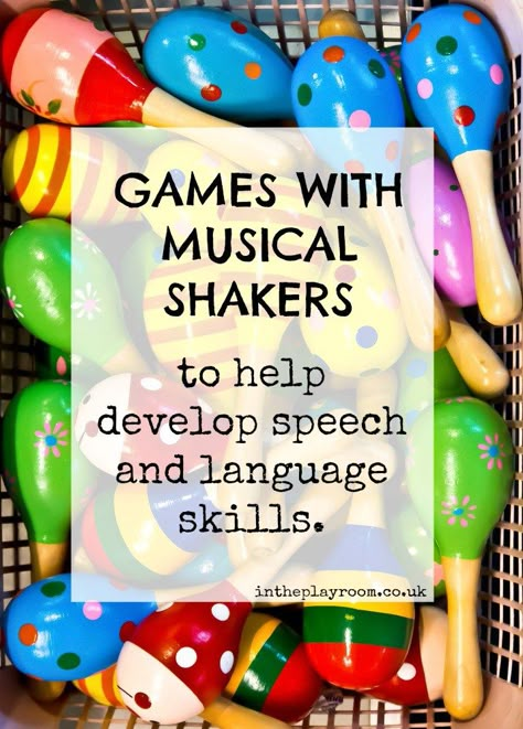 Games to play with musical shakers to help develop speech and language skills. Ideas for songs and games plus making your own DIY shakers and instruments with kids Early Childhood Music Activities, Language Group Activities Preschool, Art And Music Classroom Decor, Music With Preschoolers, Making Instruments Preschool, Teaching Music To Preschoolers, Montessori Music Activities, Toddler Music Activities, Kids Music Activities