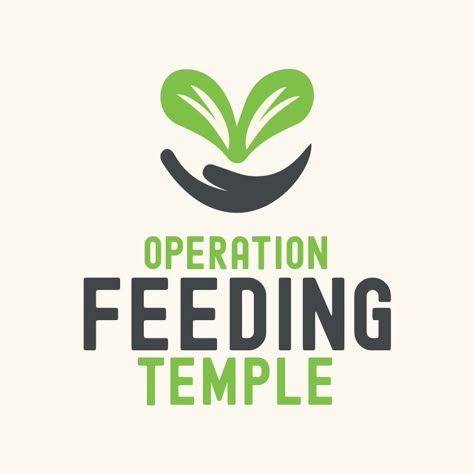 Logo and branding for Operation Feeding Temple. The logo was created by Ciaburri Brand in Belton TX. It was an honor to have been given the opportunity to work with this organization.  Be sure to like their page Operation Feeding Temple to stay in the know about food drives, fundraisers and other events to help serve the community.  #logo #logodesign #nonprofit #nonprofitlogo #beltontx #templeTX #ciaburribrand #branding #graphicdesign #logos Fundraiser Logo Design, Food Bank Logo, Nonprofit Logo Design, Temple Logo Design, Nonprofit Branding, Nonprofit Logo, Community Logo Design, Charity Logo Design, Organization Logo