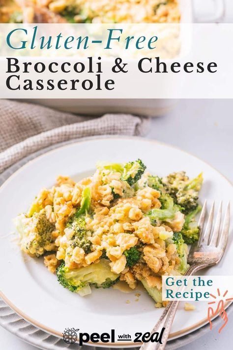 Gf Broccoli Cheese Casserole, Gluten Free Broccoli Cheese Casserole, Gluten Free Broccoli Casserole, Broccoli Casserole Gluten Free, Broccoli Casserole Crock Pot, Cauliflower Cheese Casserole, Gf Sides, Easy Broccoli Casserole, Broccoli Casserole Recipe