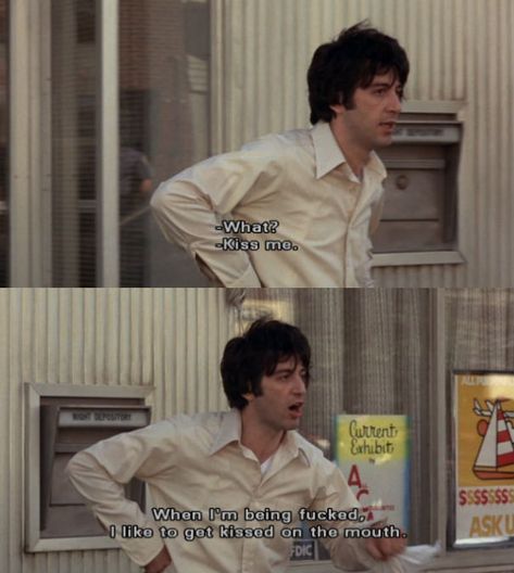 Cinema Quotes, Dog Day Afternoon, I Love Cinema, Dog Day, Movie Lines, Film Quotes, Al Pacino, Tv Quotes, Aesthetic Words