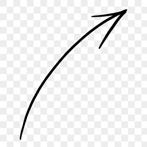 Curved Arrow Png, Arrows Aesthetic, Arrow Aesthetic, Doodle Arrow, Arrows Png, Arrow Graphic, Arrow Png, Cute Arrow, Doodle Cute