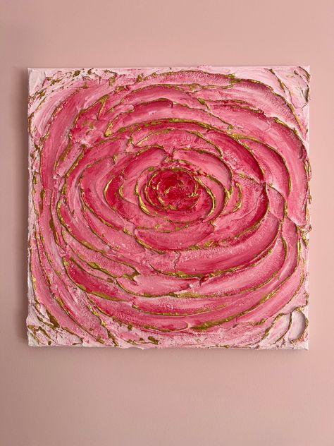 Petals Painting, Painting With Glitter, Cool Art Things, Painting Pages, Anime Canvas Painting, Palette Painting, Acrylic Texture, Decorate Kitchen, Diy Decoracion