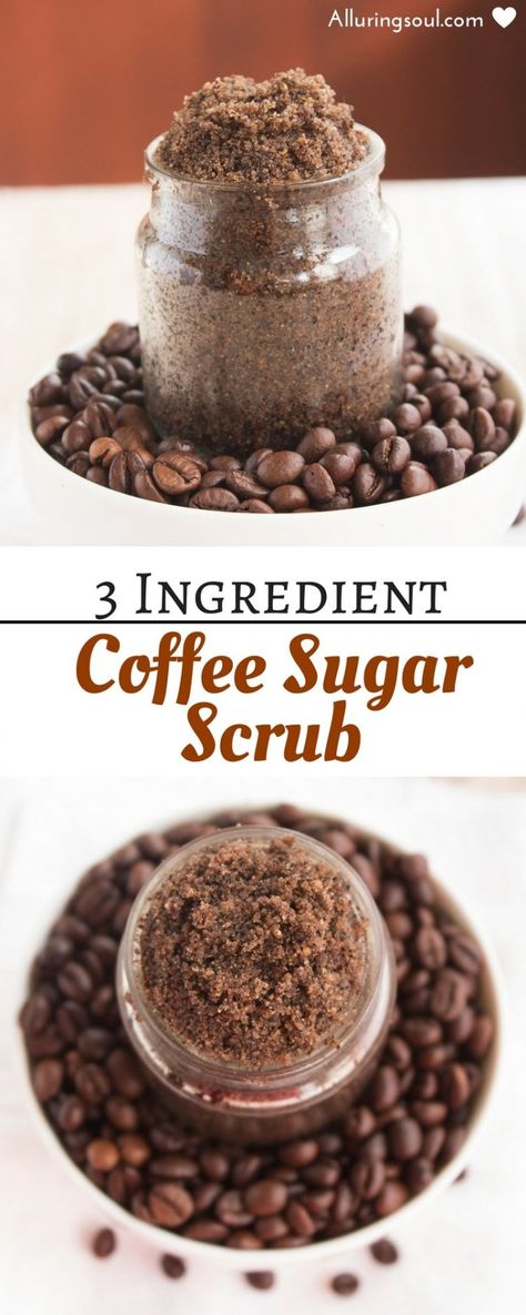 Nails Christmas Almond, Scrub Coconut, Coffee Sugar Scrub, Coffee Scrub Diy, Body Scrub Recipe, Coffee Body Scrub, Sugar Scrub Recipe, Face Scrub Homemade, Homemade Coffee