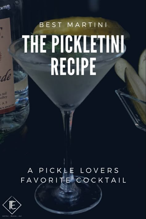 Pickle Juice Martini Vodka, Pickle Martini Vodka, Filthy Martini Recipe, Best Martini Recipe Cocktails, Spicy Martini Recipes, Simple Martini Recipes, Pickletini Recipe, Best Martini Recipe, Fruity Martini Recipes