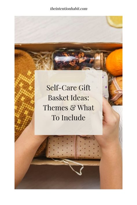 Person holding a self-care gift basket with various items, including jars and an orange. Goft Ideas, Wellness Challenge, Building Self Confidence, Get Well Soon Gifts, Love Journal, Healthy Mindset, Perfectionism, Gift Basket Ideas, Creative Hobbies