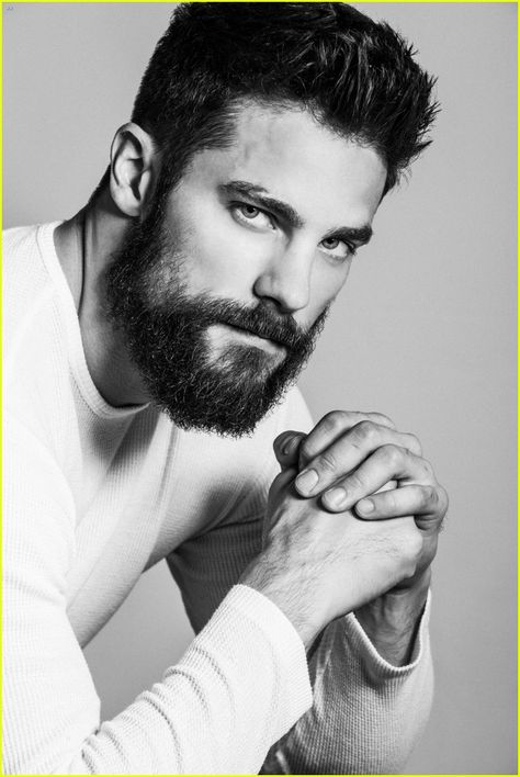 Fifty Shades' Brant Daugherty Goes Shirtless for Hot New Pics! Brant Daugherty, Man With A Beard, Beard Hairstyle, Men Photoshoot, Beard Tattoo, Bearded Man, Moustaches, Charlie Hunnam, Fbi Agent