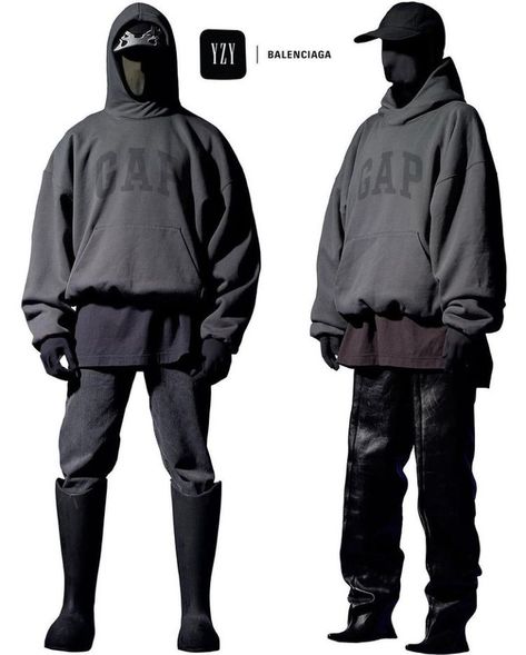 Balenciaga Fits Men, Yeezy Gap Hoodie Outfit Men, Yeezy Gap Balenciaga Hoodie, Essentials Outfit Fear Of God, Yeezy Gap Hoodie, Yeezy Hoodie, Yeezy Balenciaga, Balenciaga Outfit, Balenciaga Hoodie