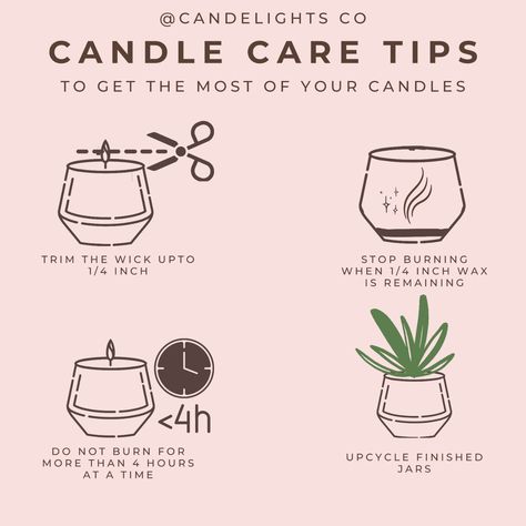 Keep your scented soy candles happy with these easy tips: Trim wicks, let the wax spread evenly, and enjoy guilt-free goodness with vegan candles! 🌱💚 Double tap if you find it useful!  . . #scentedcandlesindia #soywaxcandlesindia #candlecare101 #evenburn #ecofriendlycandles Candle Care Tips, Candle Projects, Eco Friendly Candles, Candle Care, Vegan Candles, Scented Soy Candles, Guilt Free, Double Tap, Soy Wax Candles